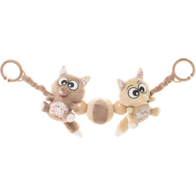 4 BABY F11 P&E Grzechotka do wózka Pram Toy FOX