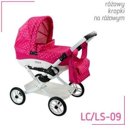 ADBOR Wózek lalkowy głęboki LILY kolor 09