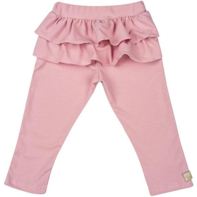 BABY 01290 Leginsy dziewczęce brudny róż 68/74