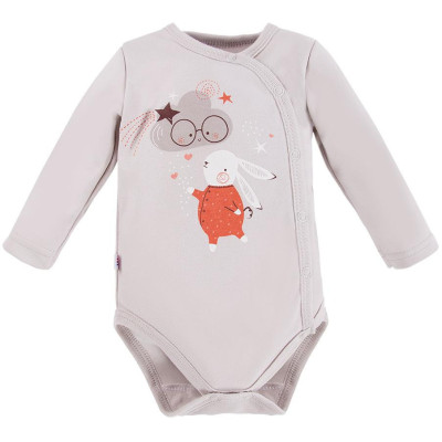 EWA 728531 MELLOW Body DŁ rozpinane szare 68