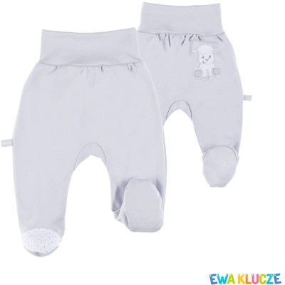 EWA 852465 NEWBORN Polovičný overal sivý 50