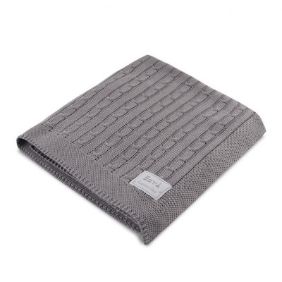 EWA 916570 Deka bambus sivý oplet