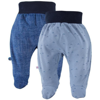 EWA 940746 Półśpioch 2-pak S&M jeans/niebieski 56