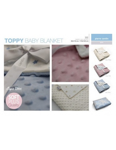 Dvojitá mikro deka Minki Toppy baby 110x140 Soft deka béžová