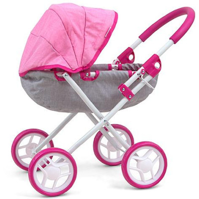MILLY MALLY Wózek dla lalek Dori Prestige Pink