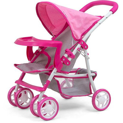MILLY MALLY Wózek dla lalek Kate Prestige pink