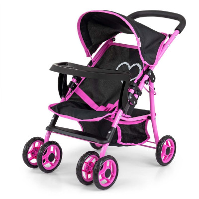 MILLY MALLY 5520 Wózek dla lalek Kate Prestige Black