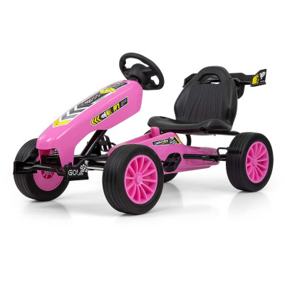MILLY ALLY Rocket Pink pedálová motokára