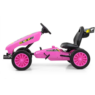 MILLY MALLY Gokart na pedały Rocket Pink