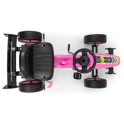 MILLY MALLY Gokart na pedały Rocket Pink