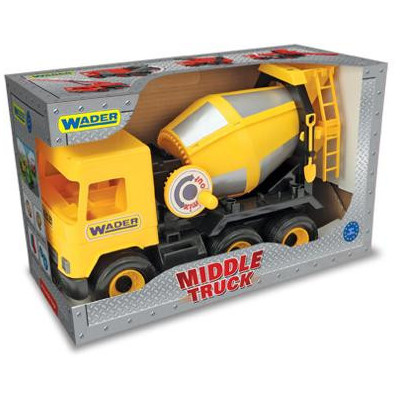 WADER 32124 Middle Truck - Betoniarka żółta