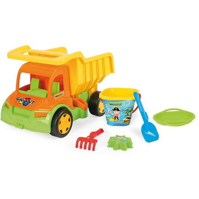 WADER 65002 Gigant Truck wywrotka z kpl.do piasku