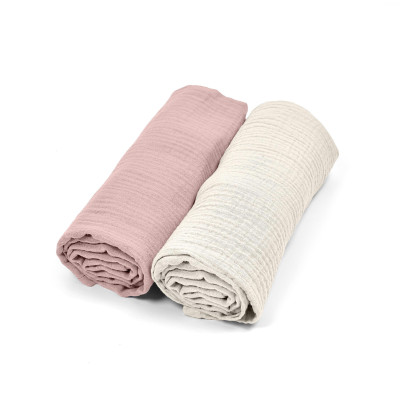 ALBERO MIO Pieluszki muślinowe 2-pak CC1 róż