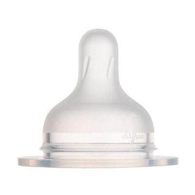 CANPOL 59/893 Smoczek silikonowy do butelki S-Shape L (średni) 2szt