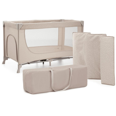 KINDERKRAFT Łóżeczko turystyczne JOY 2 BEIGE