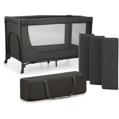 KINDERKRAFT Łóżeczko turystyczne JOY LIGHT GREY