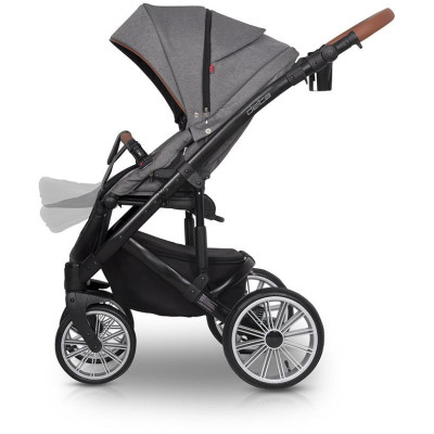 Wózek dziecięcy Euro-Cart Delta Anthracite