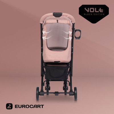 Wózek dziecięcy Euro-Cart Volt Black Edition Langust