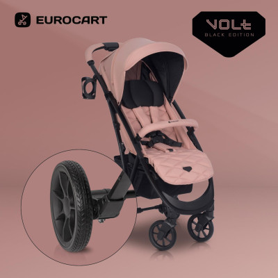 Wózek dziecięcy Euro-Cart Volt Black Edition Langust