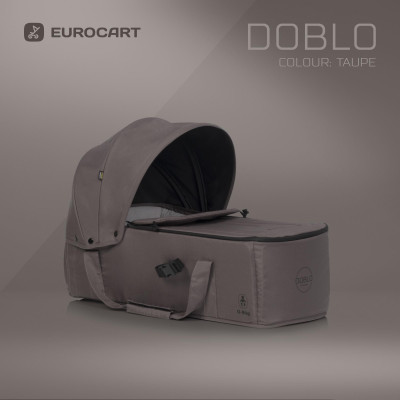 Gondola miękka do wózka dziecięcego Euro-Cart Doblo Taupe