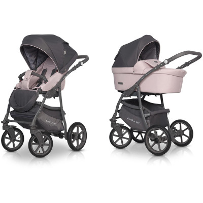 Detský kočík Riko Basic Pastel Powder Pink