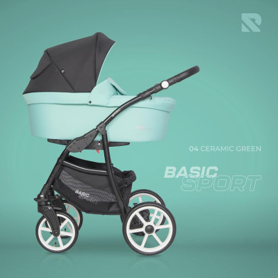 Wózek dziecięcy Riko Basic Sport Ceramic Green