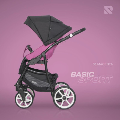 Wózek dziecięcy Riko Basic Sport Magenta