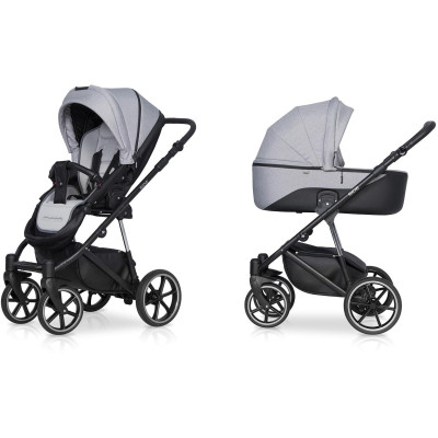 Detský kočík Riko Side Grey Fox