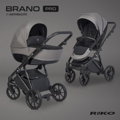 Wózek dziecięcy Riko Brano Pro Anthracite