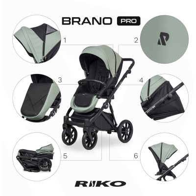 Wózek dziecięcy Riko Brano Pro Lagoon