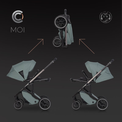 Wózek dziecięcy Cavoe Moi Boho Green