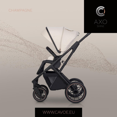 Wózek dziecięcy Cavoe Axo Shine Champagne