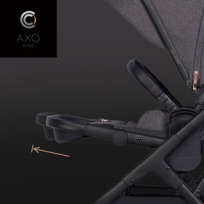 Wózek dziecięcy Cavoe Axo Shine French Grey