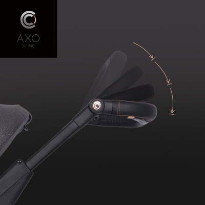 Wózek dziecięcy Cavoe Axo Shine French Grey