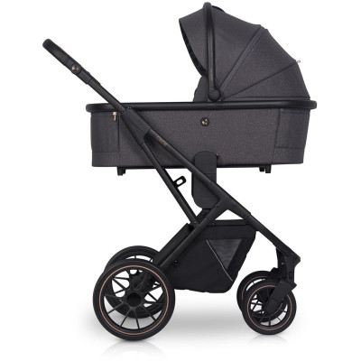 Gondola do wózka dziecięcego Cavoe Axo Shine French Grey