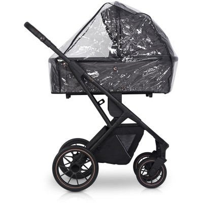 Gondola do wózka dziecięcego Cavoe Axo Shine French Grey