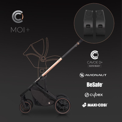 Wózek dziecięcy Cavoe Moi+ Taupe