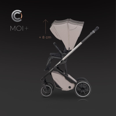 Wózek dziecięcy Cavoe Moi+ Taupe