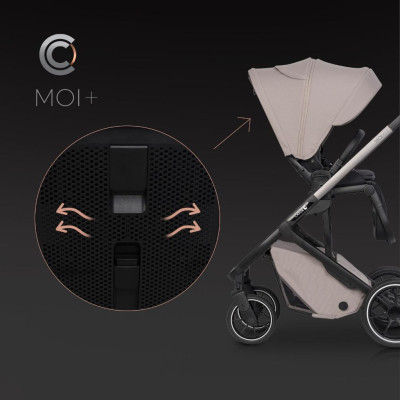 Wózek dziecięcy Cavoe Moi+ Taupe