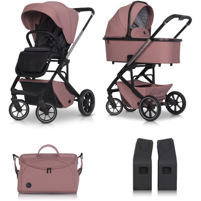 zestaw 2w1 wózek dziecięcy Cavoe Moi Desert Rose