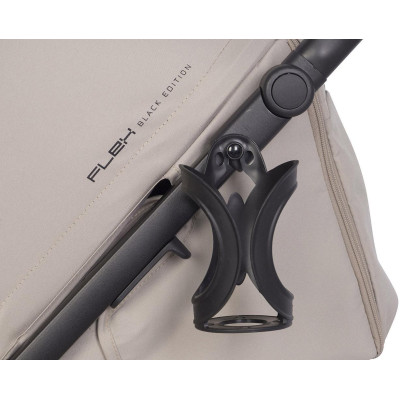 Wózek dziecięcy Euro-Cart Flex Black Edition Fossil