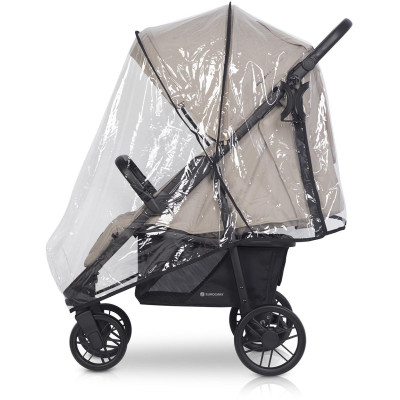 Wózek dziecięcy Euro-Cart Flex Black Edition Fossil