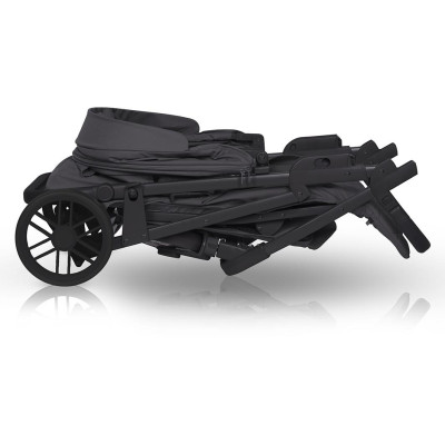 Wózek dziecięcy Euro-Cart Flex Black Edition Fossil