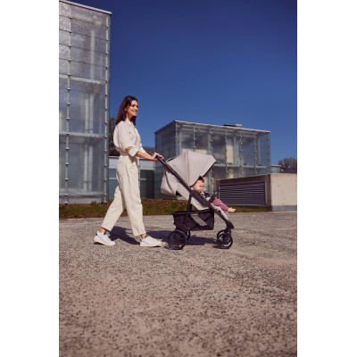 Wózek dziecięcy Euro-Cart Flex Black Edition Fossil