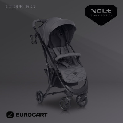 Wózek dziecięcy Euro-Cart Volt Black Edition Iron