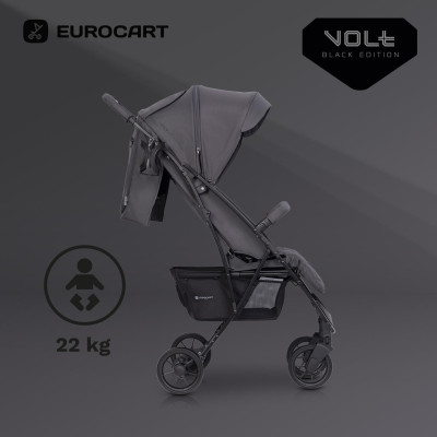 Wózek dziecięcy Euro-Cart Volt Black Edition Iron
