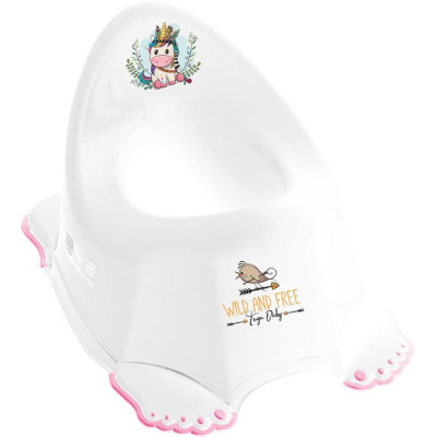 TEGA DZ-001-103-JEDNOROŻEC-R Nocnik antypoślizgowy DZIKI ZACHÓD różowy