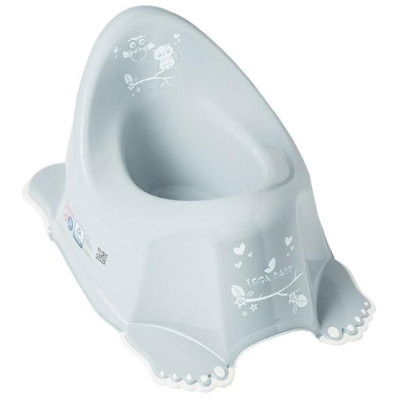TEGA SO-001-106 Nocnik antypoślizgowy SOWA szary