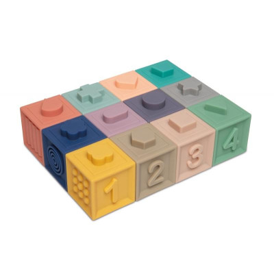 CANPOL 79/102 Miękkie klocki sensoryczne 12szt