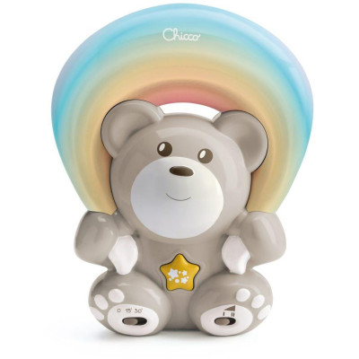 CHICCO 00010474000000 TOY FD RAINBOW BEAR NEUTRAL